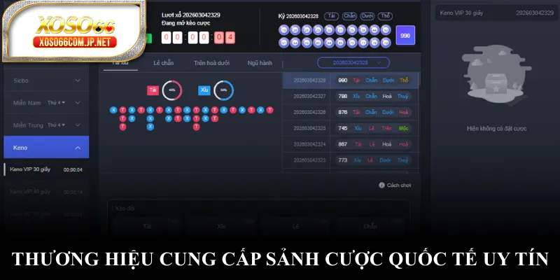 Thương hiệu cung cấp sảnh cược quốc tế uy tín